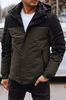 Herren Winterjacke mit Kapuze grün Dstreet TX4896