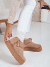 Damen Plateau-Schneestiefel beige Dstreet ZY1047