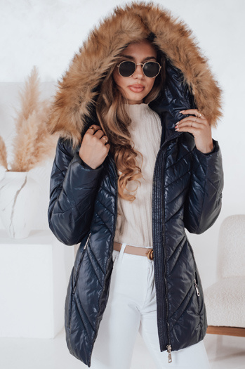 Damen Winterjacke SOLARIS Farbe Dunkelblau DSTREET TY4009