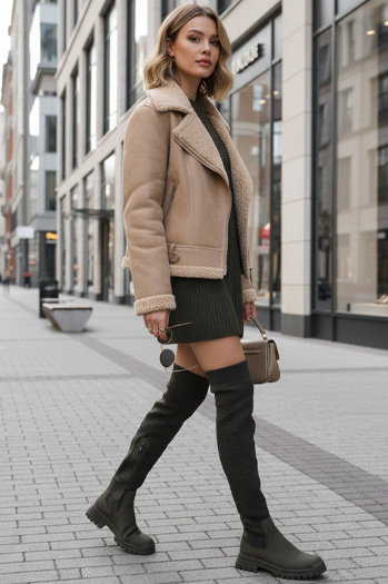 Damen ELEFIVE grün Dstreet Stiefel ZY1303