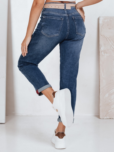 Damen Mom Fit Jeans blau Dstreet UY2773