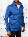 Herren Sweatshirt mit Reißverschluss Farbe Blau DSTREET BX5565