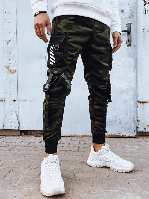 Herren Cargohosen Farbe Grün DSTREET UX4207