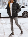 Herren Winter Steppjacke Schwarz Dstreet TX4214