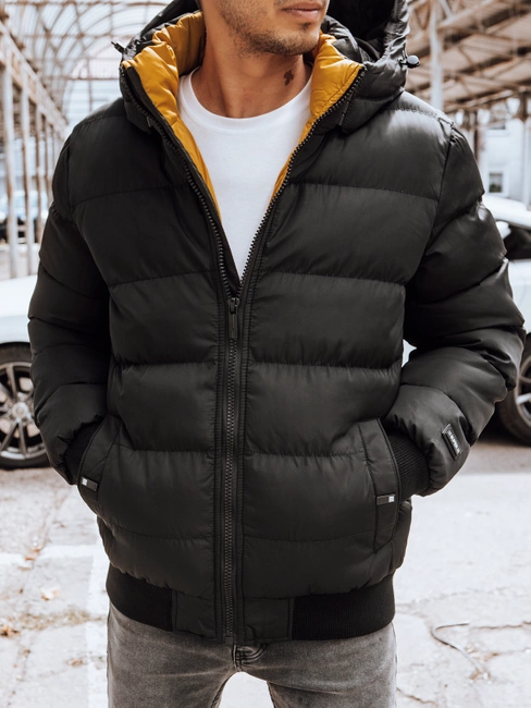Herren Winter Steppjacke Schwarz Dstreet TX4214
