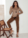 Damen Cordhose Einheitsgröße DANORII mit Gürtel camel Dstreet UY2289