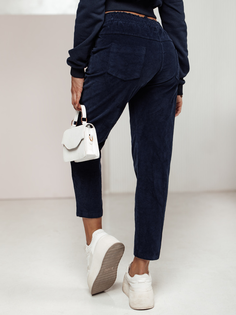 Damen Freizeithose Einheitsgröße VELVITO Cord navy blau Dstreet UY2288