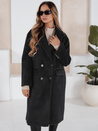 Damen Wintermantel lang oversize schwarz Dstreet NY0765