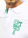 Herren Poloshirt mit Stickerei Weiß Dstreet PX0439