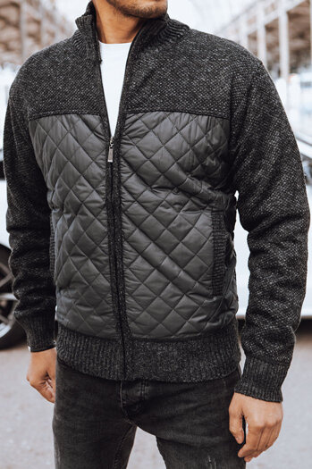 Herren Steppjacke Farbe Dunkelgrau DSTREET TX4577