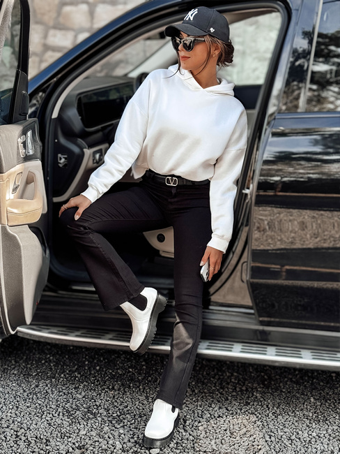 Damen Denim-Hose SLIMVELLA hochgeschlossen schwarz Dstreet UY2214
