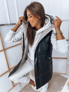 Damen Gesteppt Wendeweste ROSI Schwarz Dstreet TY2869