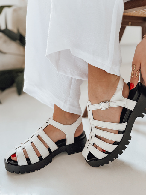 Damen SUMMERWILD Sandalen weiß Dstreet ZY0953