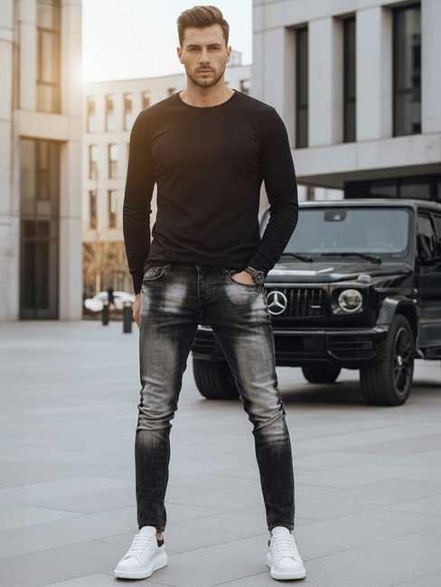 Herren Jeanshose Schwarz Dstreet UX3818