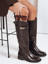 Frauen braune Stiefel Dstreet ZY1095