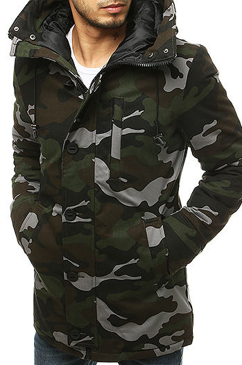 Herren Winterjacke Farbe Khaki DSTREET TX3475