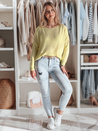 Damen Pullover in Einheitsgröße SENZIA lemon Dstreet MY2449