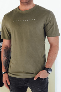 Herren T-shirt mit Aufdruck Farbe Grün DSTREET RX5477