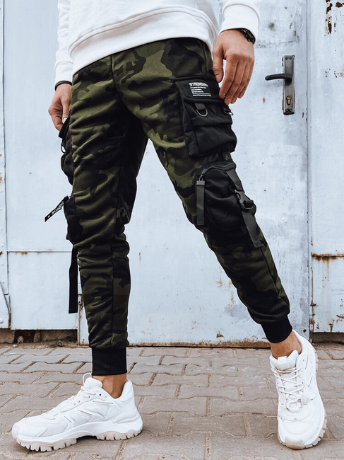 Herren Cargohosen Farbe Grün DSTREET UX4207