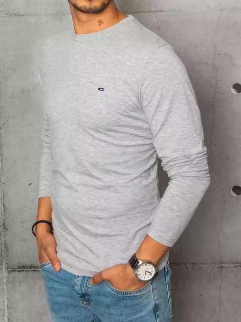 Herren Longsleeve Grau Dstreet LX0539