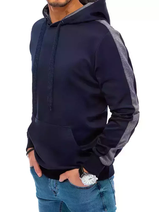 Herren Kapuzenpullover Dunkelblau Dstreet BX5121