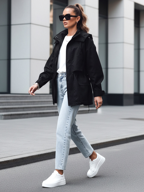 Damen Parka MINESSA Farbe Schwarz DSTREET TY4156