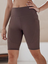 Damen Radlerhose BIKELINE braun Dstreet SY0419