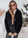 Damen Pelzmantel GLAMFLUFFY kurz schwarz Dstreet TY4985