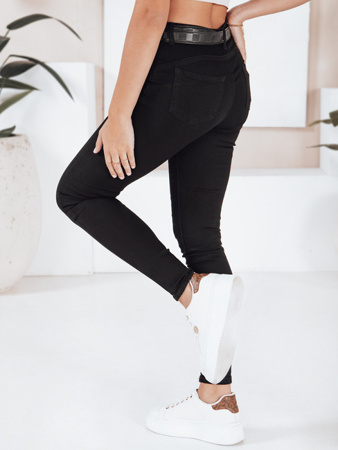 Damen Push Up Jeans schwarz Dstreet UY2753