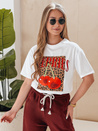 Damen Oversize-T-Shirt mit Kirsche VISON weiß Dstreet RY2876