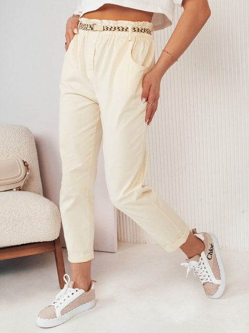 Damen Casual Hose ERLON Farbe Gelb DSTREET UY2029