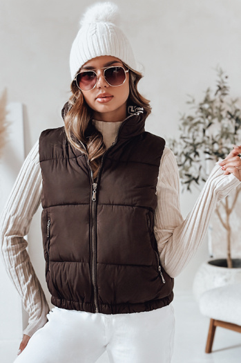 Damen Steppweste URBANELLE braun Dstreet TY4970