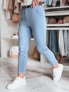 Damen Slim Fit Hose mit Gürtel TAIRONIK blau Dstreet UY2540