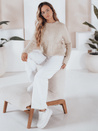 BRAVINA Damen Pullover beige Dstreet MY2529