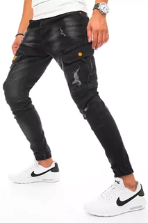 Herren Jeans Joggerhose Schwarz Dstreet UX3256