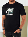 Bedrucktes Herren-T-Shirt schwarz Dstreet RX5391