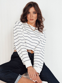 Damen STRIPEON gestreiftes Sweatshirt ecru Dstreet RY2342_3