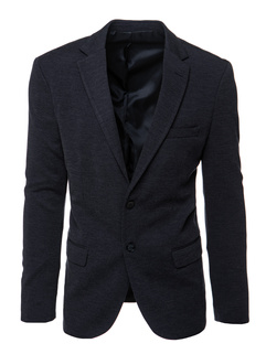 Einreihiger navyblauer Blazer für Herren Dstreet MX0636_1