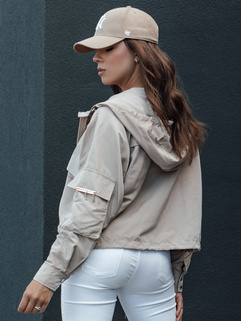 Damen Übergangsjacke mit Kapuze BUNOL beige Dstreet TY4468_3