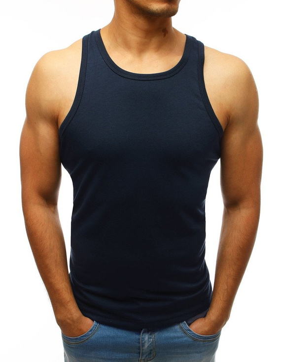 Herren Tank top Dunkelblau Dstreet RX3496