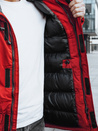 Herren Winter Parka Jacke rot Dstreet TX2995z
