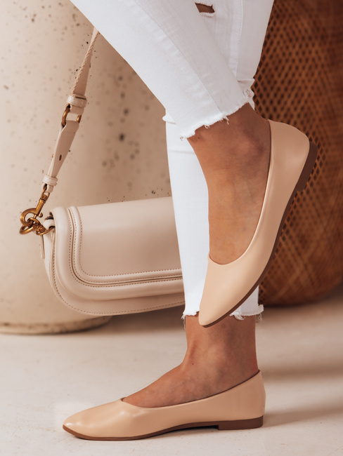 Damen ILLARI Spike Ballerinas beige Dstreet ZY0774