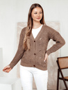 KNITVIA Damen Stretch-Pullover beige Dstreet MY2421