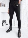 Damen Jeans mit hoher Taille SKULL Farbe Schwarz DSTREET UY1752