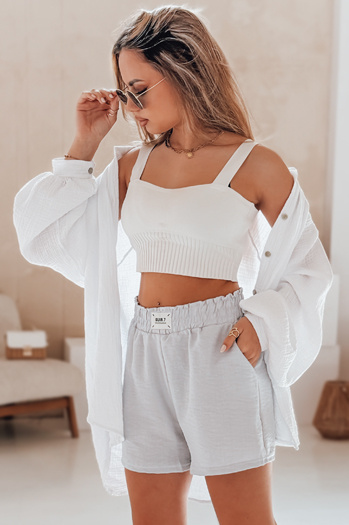 Damen-Shorts OWN STYLE grau Dstreet SY0454