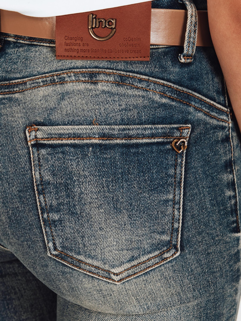 Damen Skinny Push Up Jeans blau Dstreet UY2803