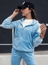 Damen Velours Stretch Set VELCOMFY blau Dstreet AY1078