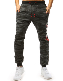 Herren Sporthose Jogger Camo Anthrazit Dstreet UX3512_1