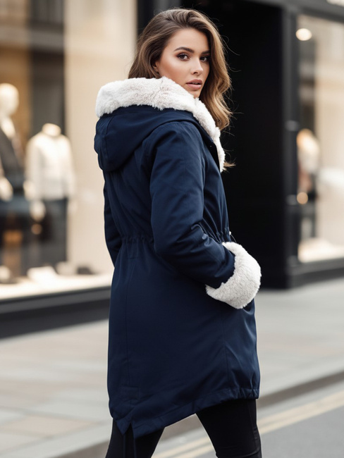 Damen Winter Parka Jacke STARBURST navy blau Dstreet TY4764