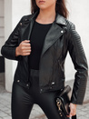 Damen Leder Ramonseka kurze Jacke schwarz Dstreet TY4634